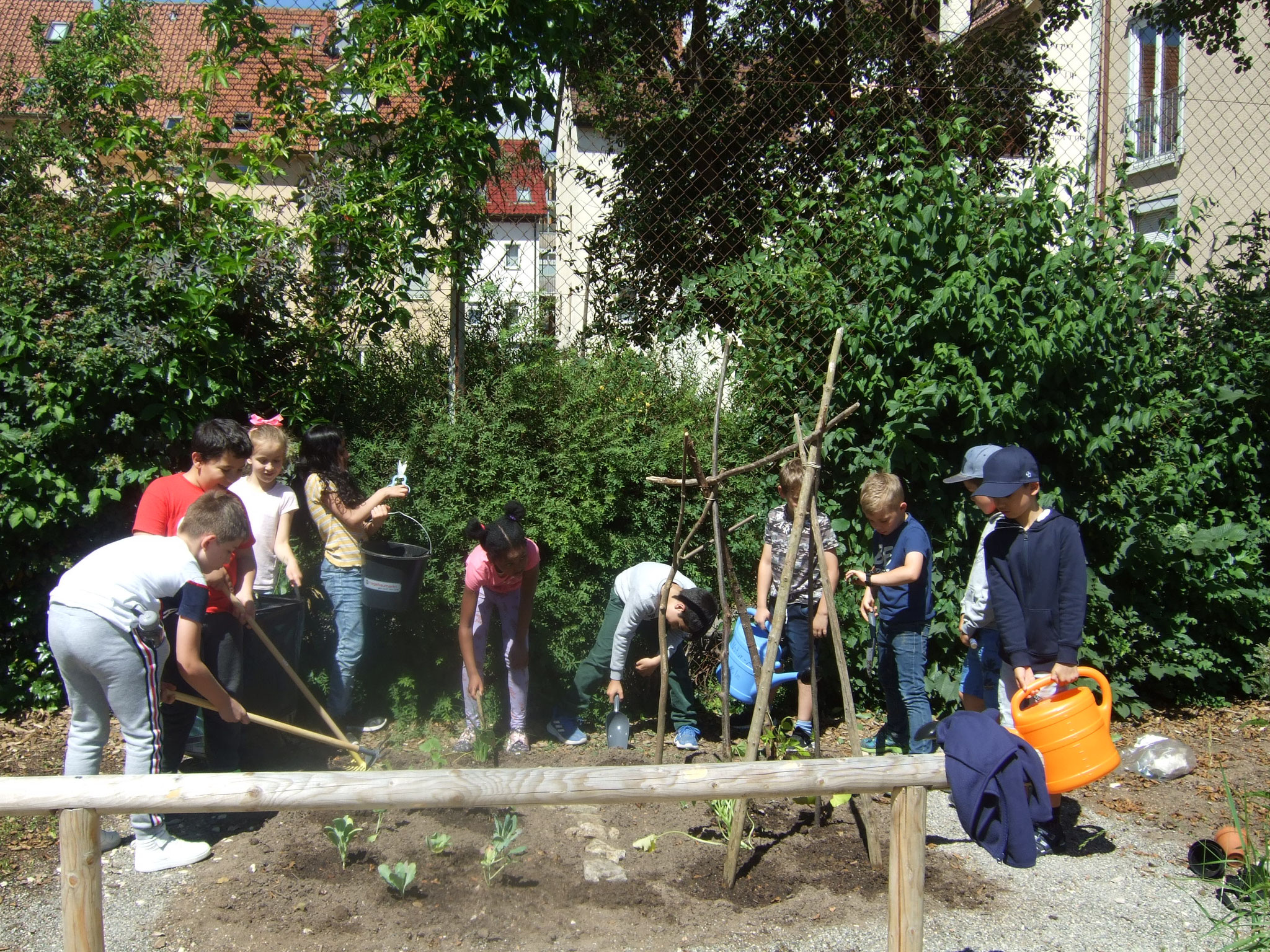 Auch in der 2. Gruppe helfen alle mit